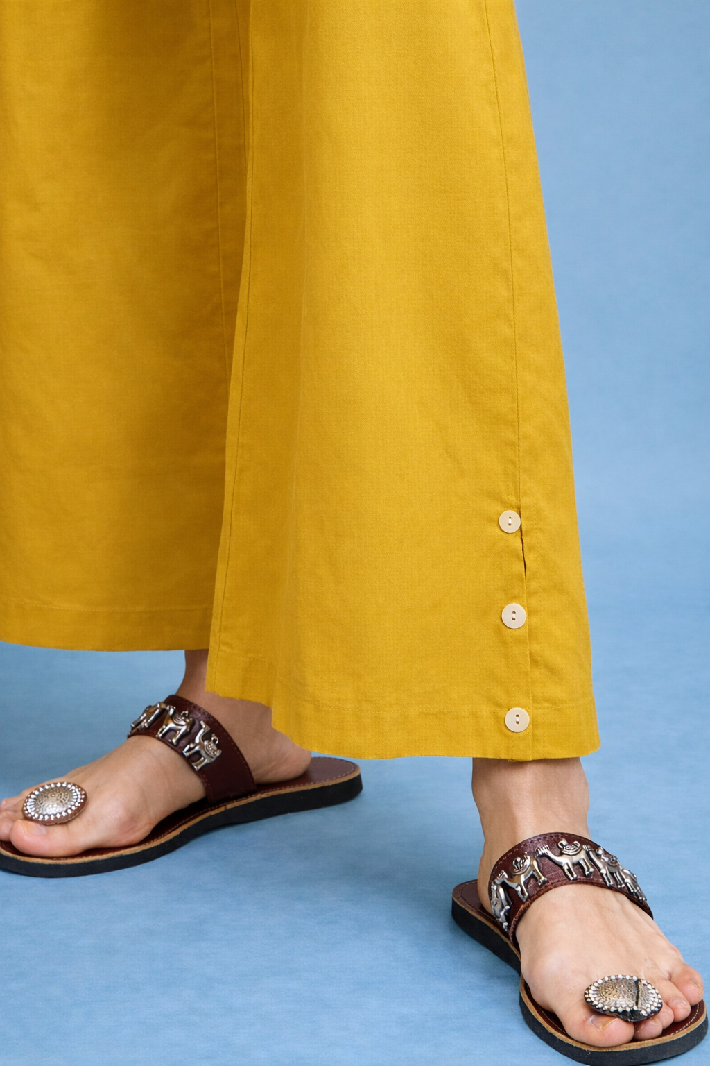 Yellow Pure Cotton Co-ords