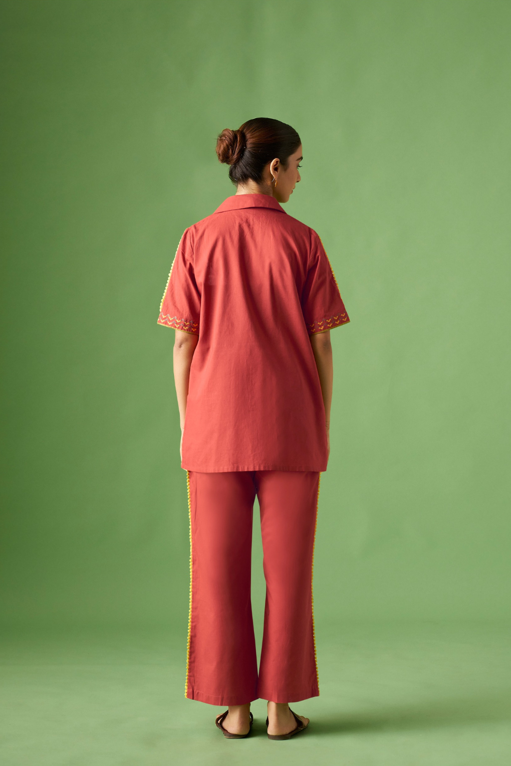 Rust Pure Cotton Co-ords