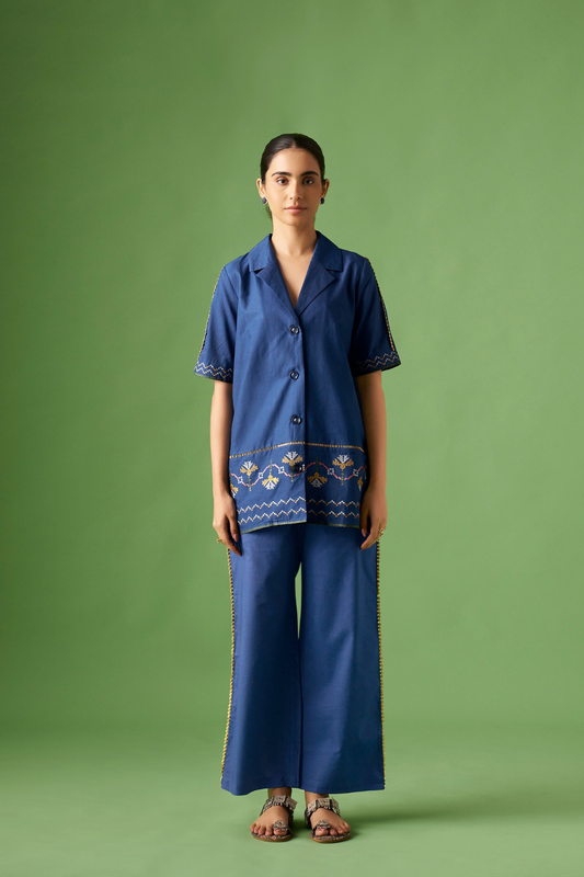 Blue Pure Cotton Co-Ords