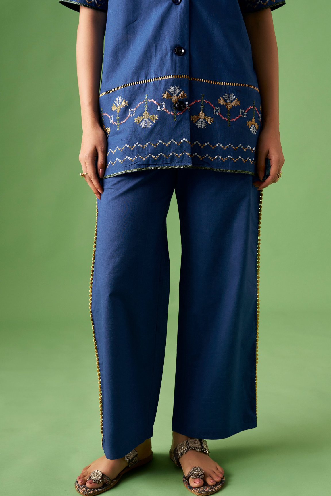 Blue Pure Cotton Co-Ords