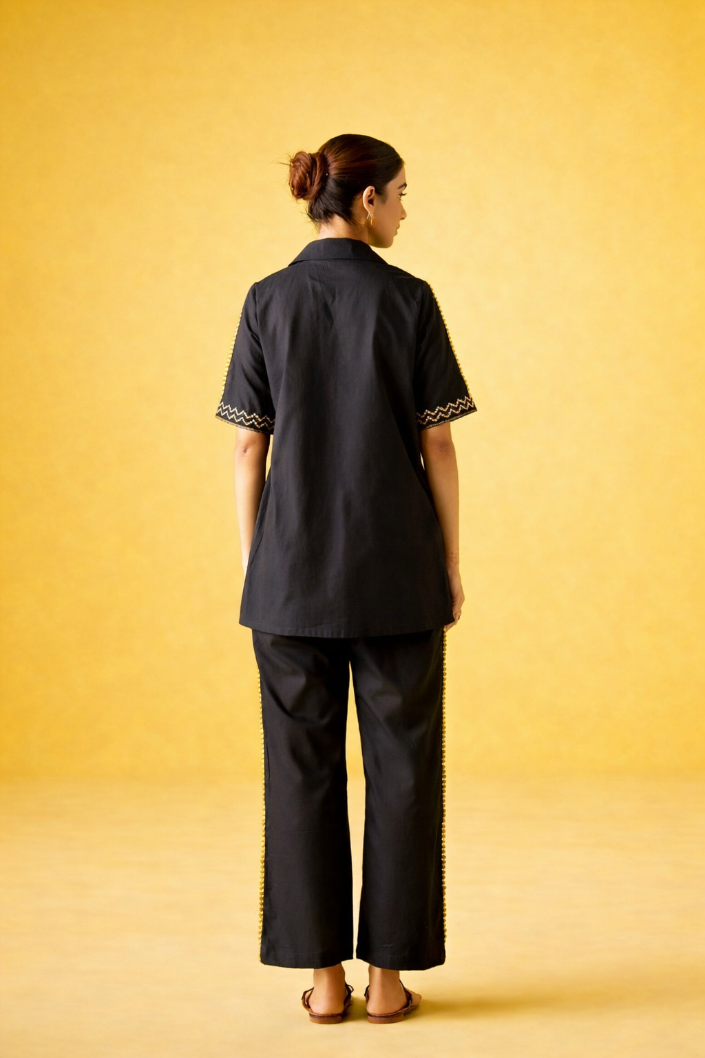 Black Pure Cotton Co-ords