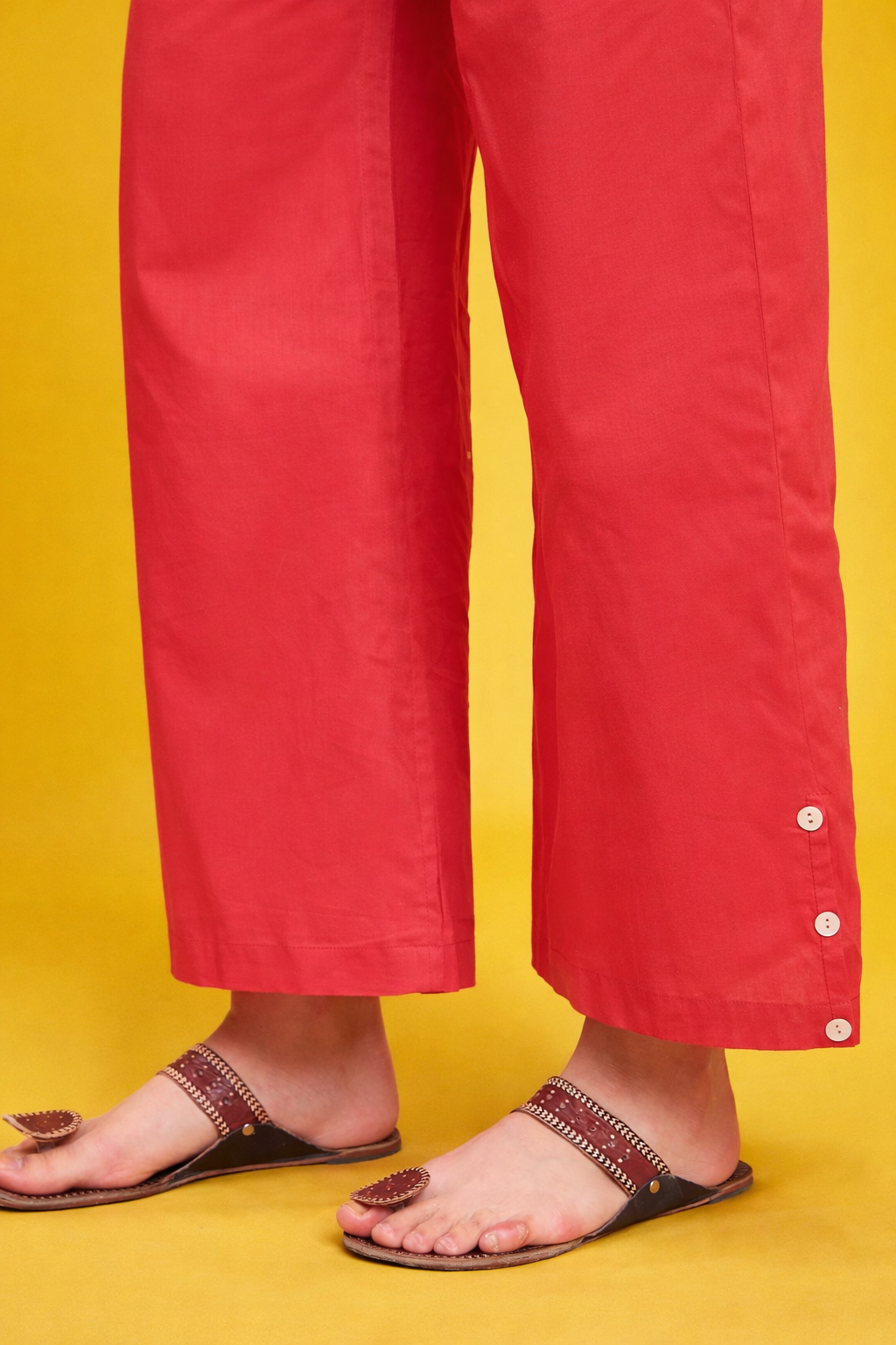 Red Pure Cotton Co-ords