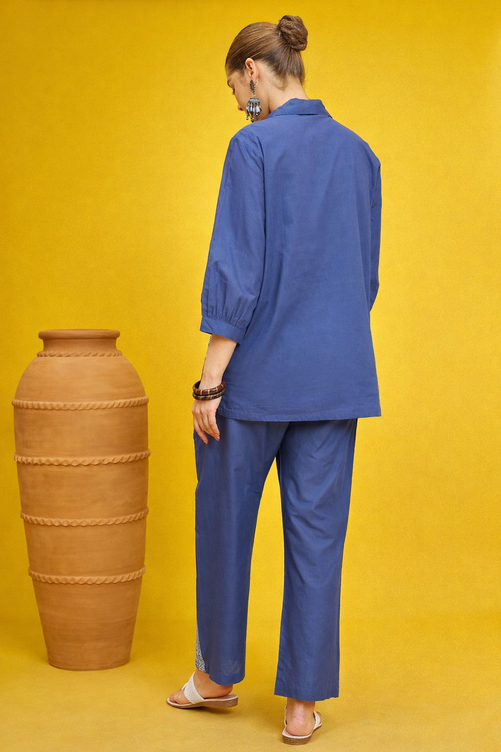 Blue Pure Cotton Co-ords