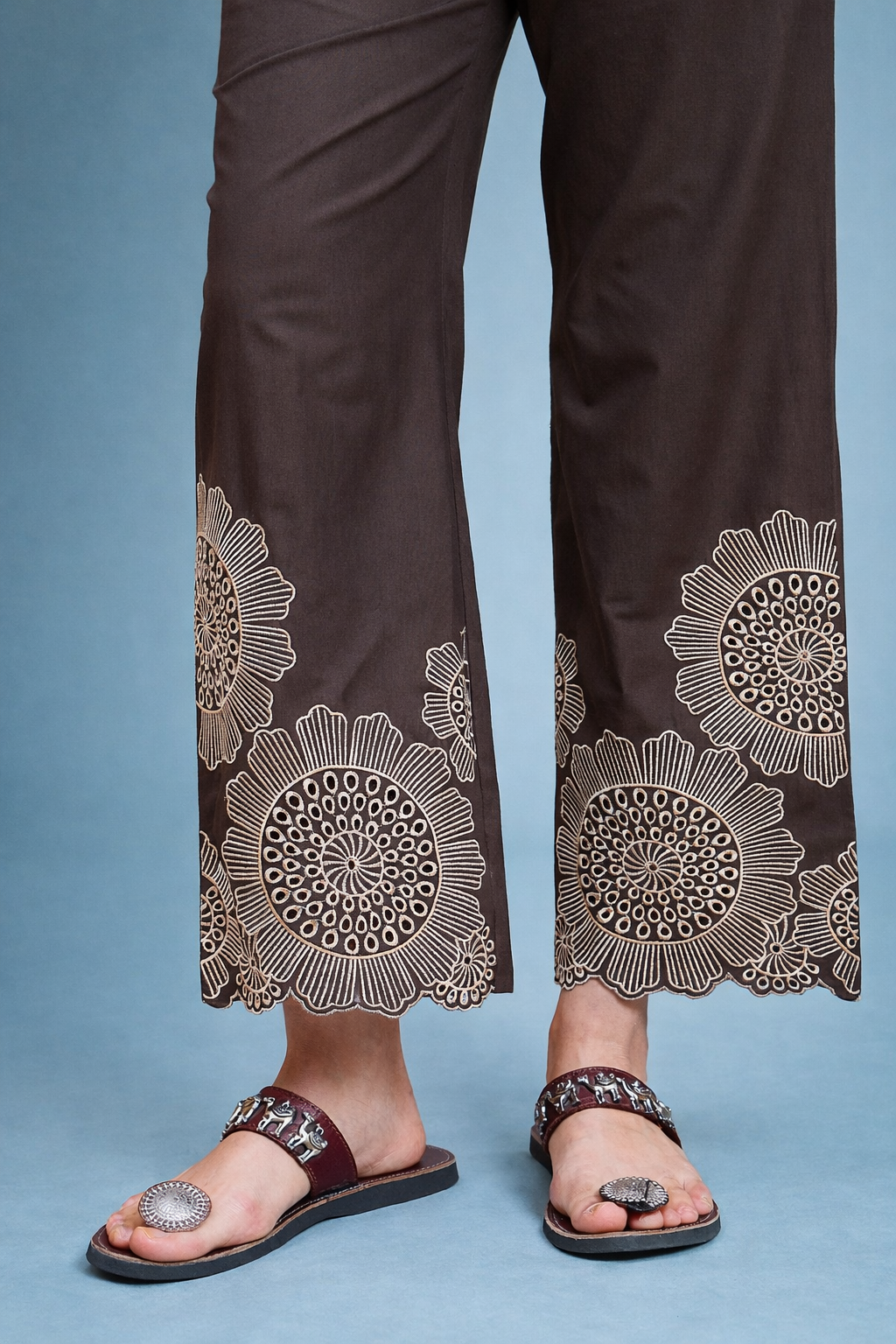 Brown Pure Cotton Co-ords