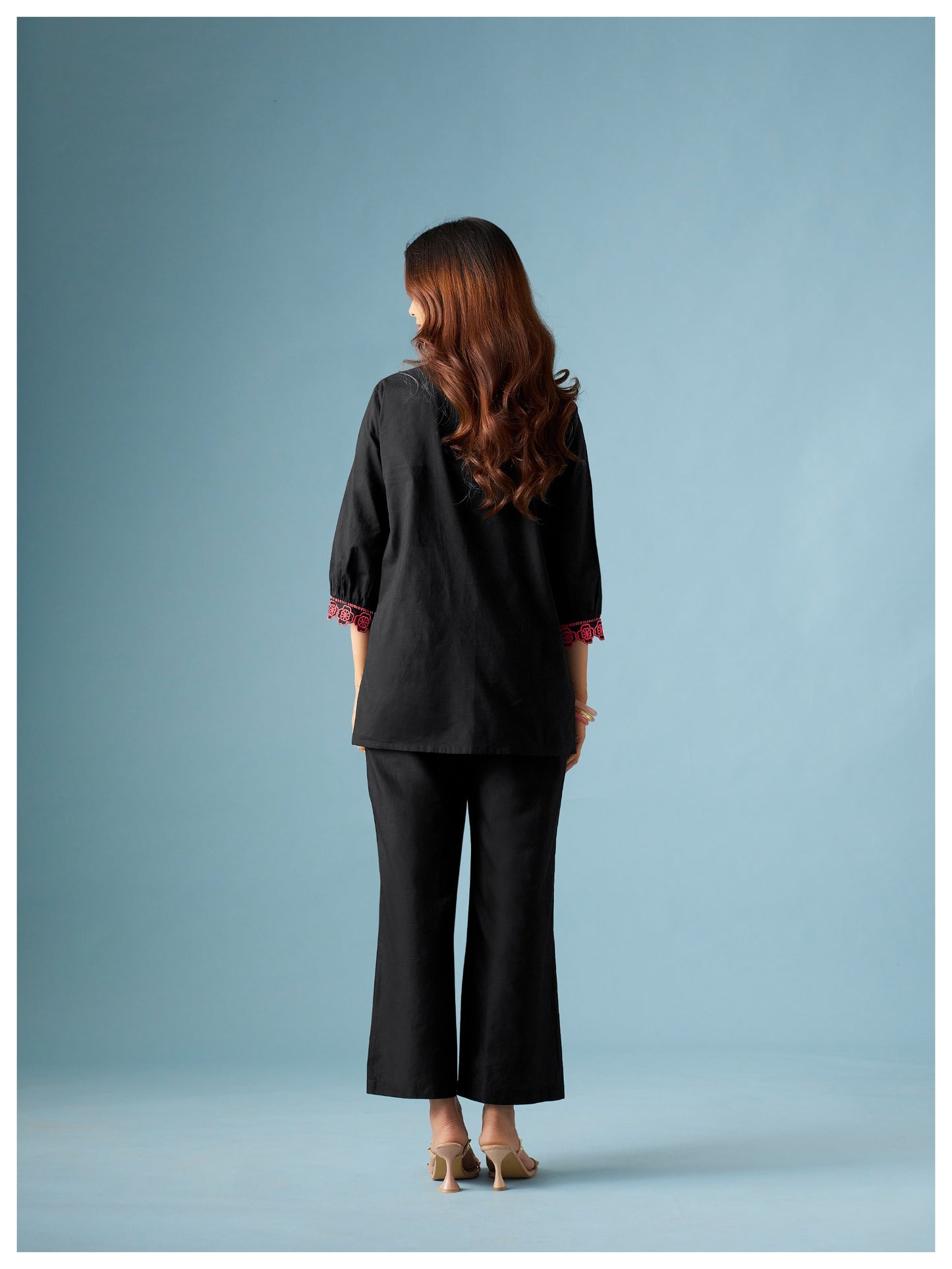Black Pure Cotton Co-ords